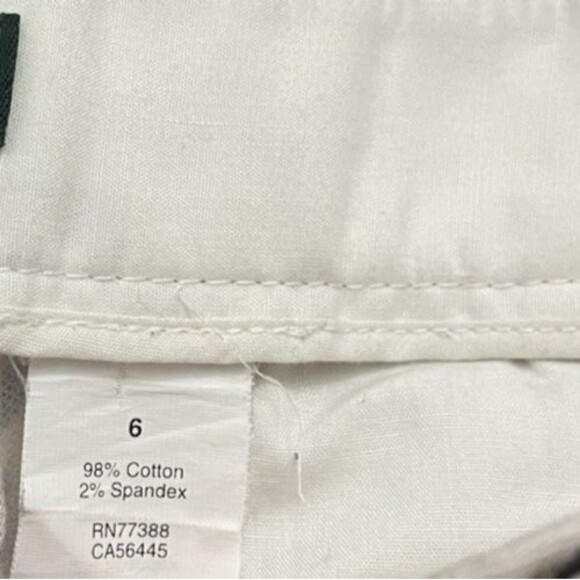 J. Crew Capri Crop Pants Leopard  Animal Print work casual office size 6 - Picture 5 of 6